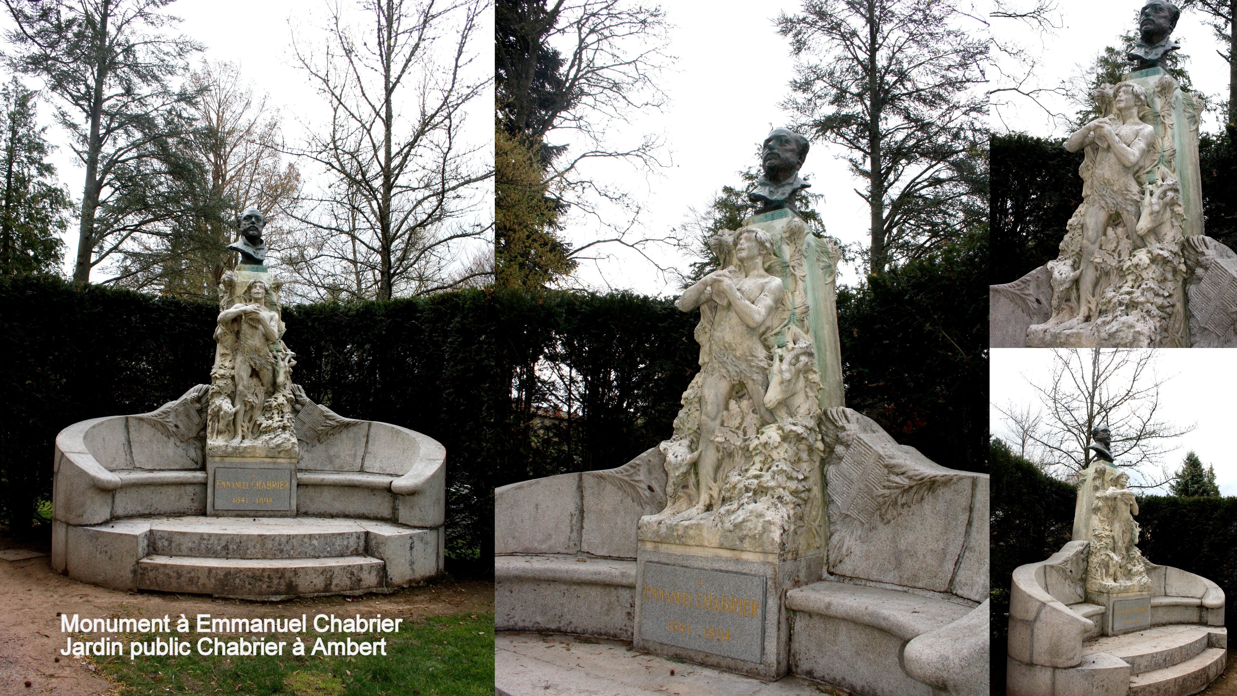 EMMANUEL CHABRIER MONUMENT AMBERT