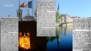 PROVINCES A LYON SALUT PUBLIC 24 JUIN 1922  - montage 22
